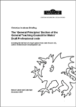 the-general-principles-section-of-the-general-teaching-council-for-wales-draft-professional-code