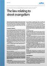 the-law-relating-to-street-evangelism