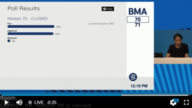 BMA poll