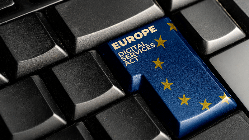 EU digital services act keyboard