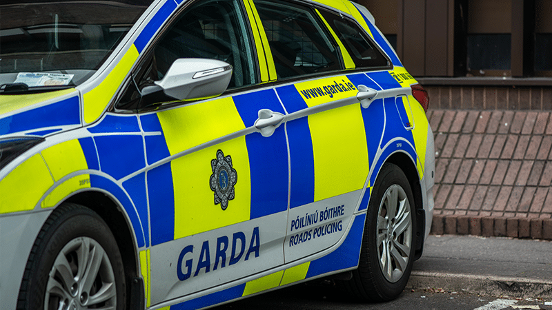 Garda road traffic police car