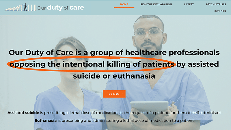 Our Duty of Care website