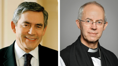 Gordon Brown and Justin Welby