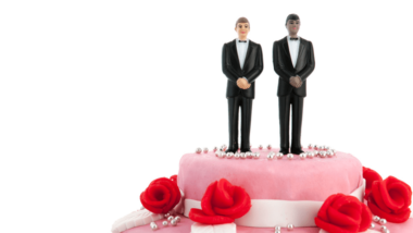 Same-sex wedding cake