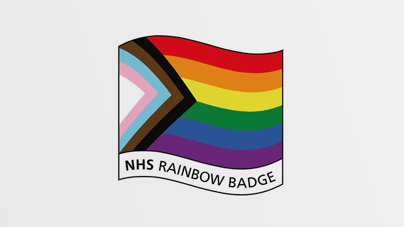 NHS Rainbow badge
