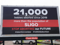 Pro-life campaign highlights 21,000 abortions in Ireland