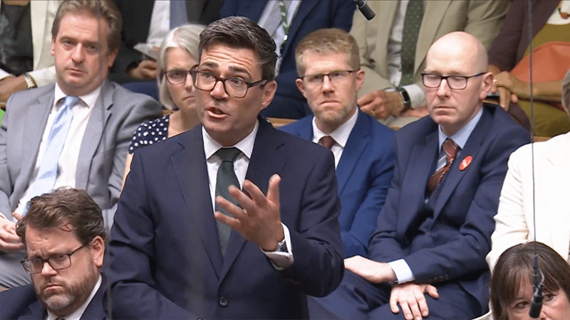Andy Burnham in Parliament