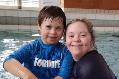 Down’s syndrome Team GB swimmer inspiring others in the pool