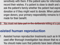 ‘Don’t kill patients’ cut from Irish medical ethics guide