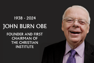 Christian Institute founding Chairman John Burn OBE dies