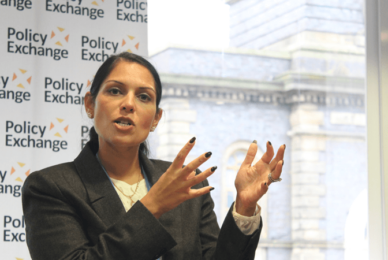 Priti Patel tells police: ‘Let people express their lawful views’