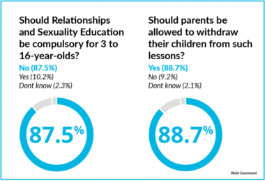 RSE pie charts