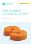 The threefold division of the law