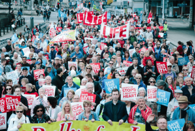 Thousands march to protect the unborn in Ireland