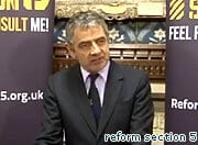 Rowan Atkinson backs reform of ‘insult’ law