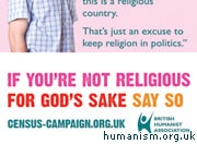 Offensive humanist census ads go on display in malls