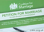 Top Tory donor opposes redefinition of marriage