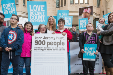 Govt urged by Down’s campaigners: Don’t Screen Us Out