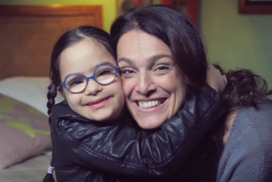Video of smiling Down’s children banned in France