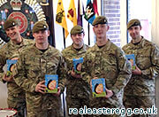 Christian Easter egg given to returning British troops
