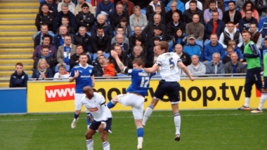 Football action shot