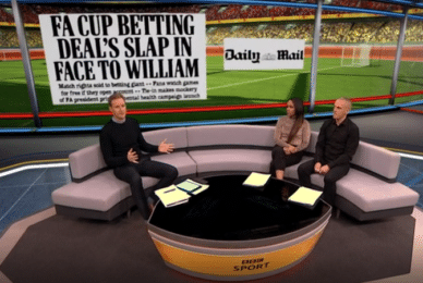 ‘Talk to someone’: BBC highlights football’s gambling problem