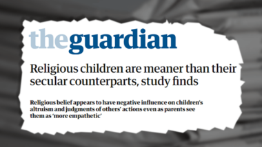 Guardian headline