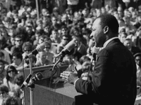 Martin Luther King: A non-violent civil rights hero, driven by the cross