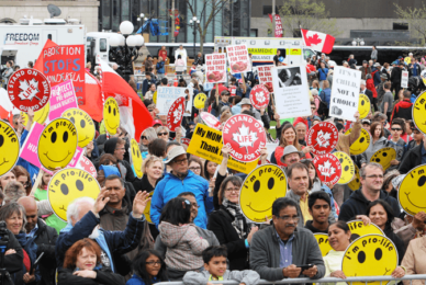 Thousands march for life in Canada