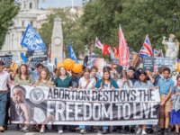 Thousands of pro-lifers march to Parliament Square