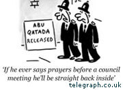 Telegraph cartoonist targets ridiculous council prayer ban