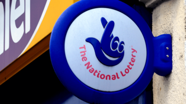 National Lottery sign