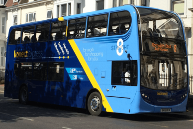 Support for bus driver suspended over opposition to LGBT branding
