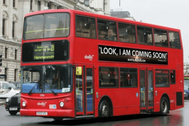 Words of Jesus feature on London buses