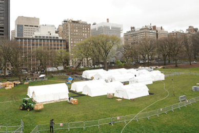 US LGBT activists oppose Christian-run COVID-19 field hospital