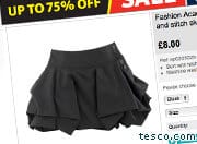 Tesco under fire for selling skimpy school skirt