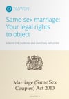 Same-sex marriage: Your legal rights  to object