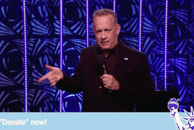 Tom Hanks fundraises for radical anti-Christian campaign group